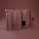 Barbarian Sip & Roller Dice Tower Mug