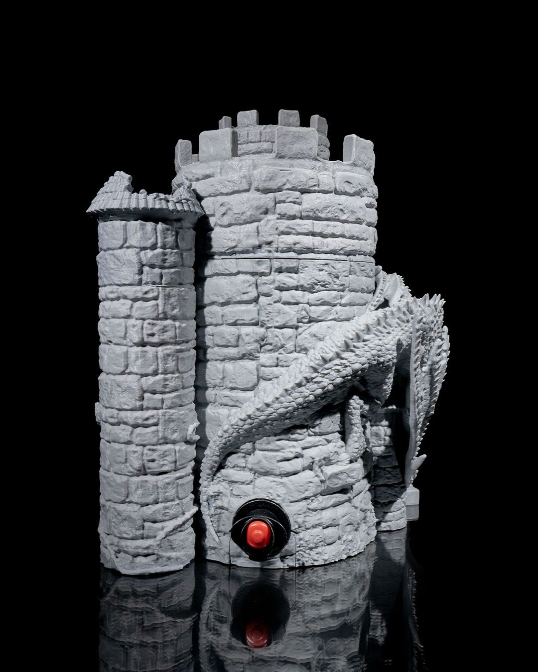 Dragon Keep Dice Tower & Wine Dispenser