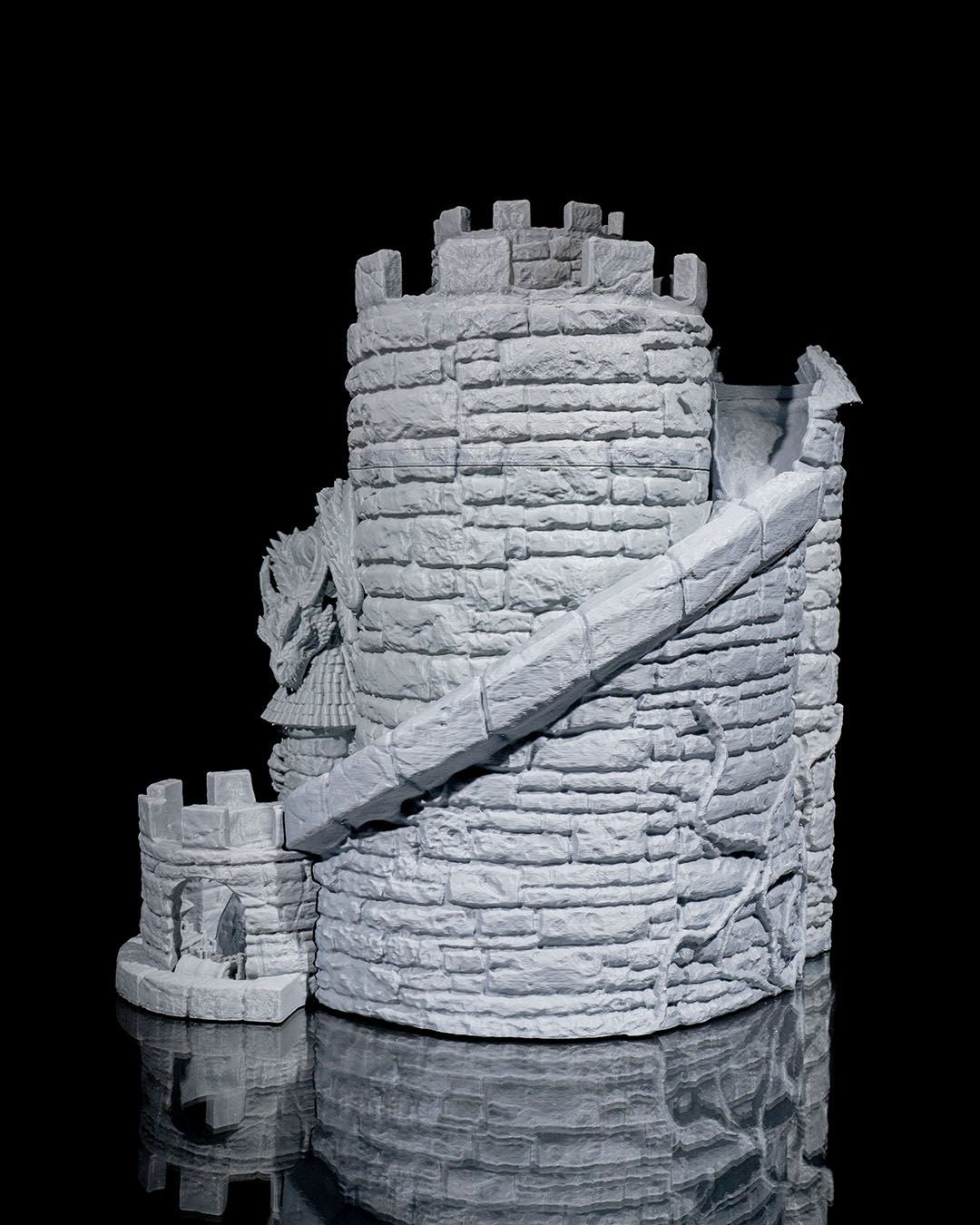 Dragon Keep Dice Tower & Wine Dispenser