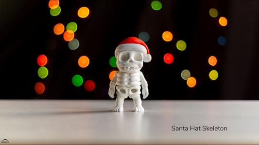 Santa Hat Skeleton - Pocket Pal