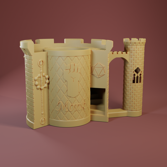 Monk Sip & Roller Dice Tower Mug