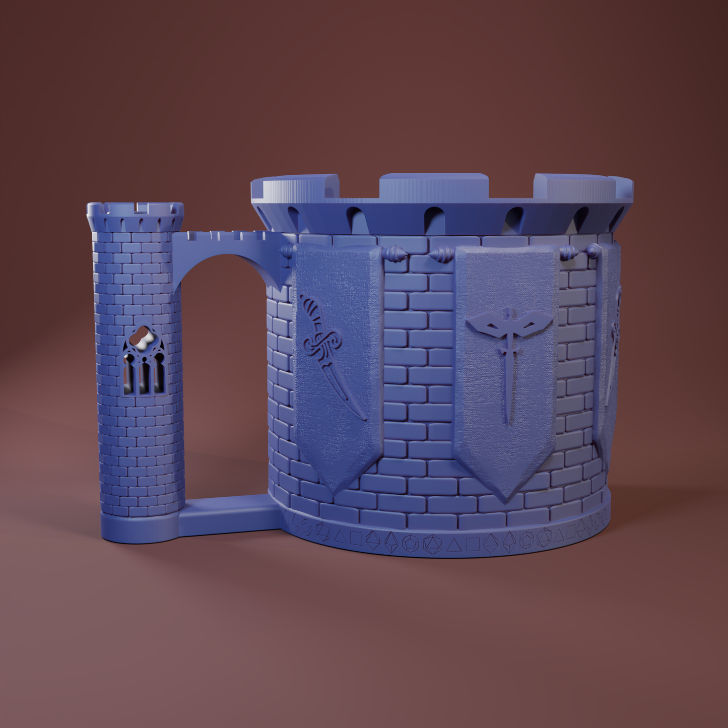 Rogue Sip & Roller Dice Tower Mug