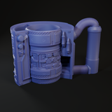 Scifi Sip & Roller Dice Tower Mug