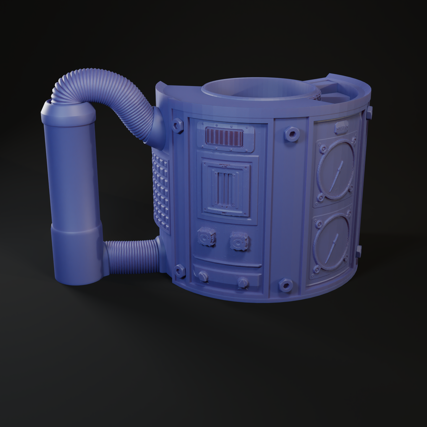 Scifi Sip & Roller Dice Tower Mug