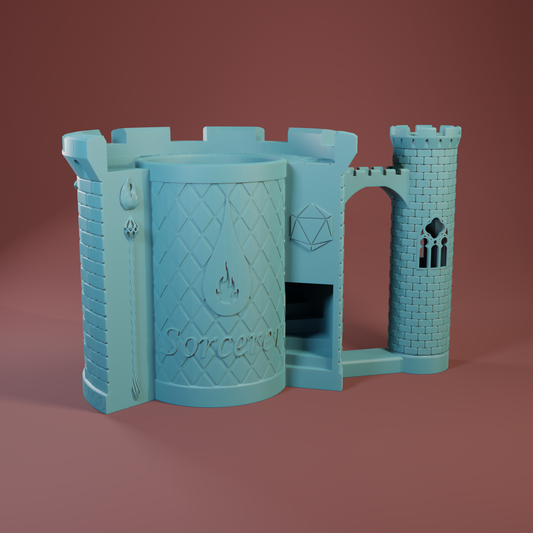 Sorcerer Sip & Roller Dice Tower Mug