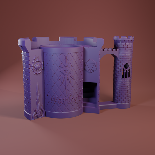 Warlock Sip & Roller Dice Tower Mug