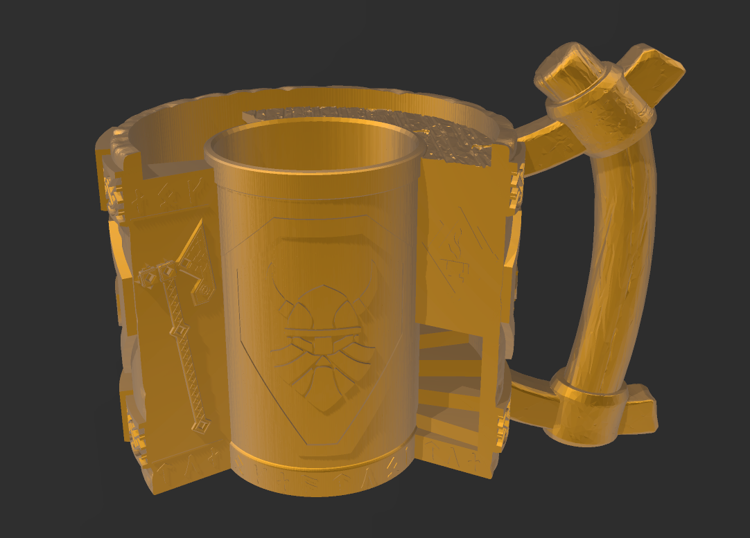 Dwarven Sip & Roller Dice Tower Mug