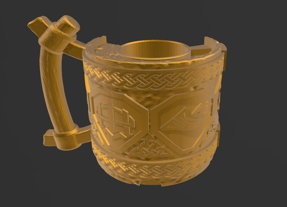 Dwarven Sip & Roller Dice Tower Mug