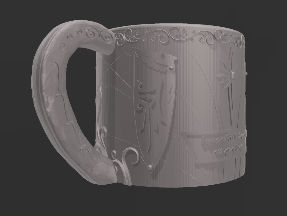 Elven Sip & Roller Dice Tower Mug