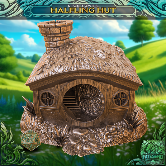 Halfling Hut Dice Tower