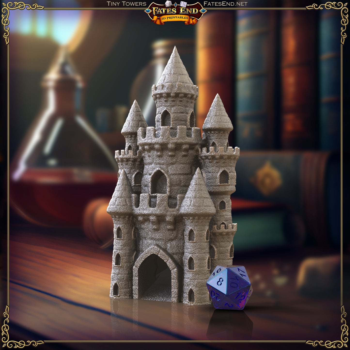 Sand Castle Dice Tower - TinyTower